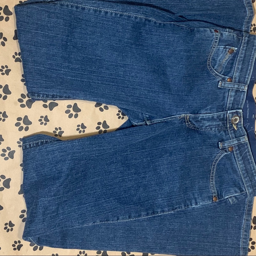 Wrangler jeans with elastic waist